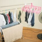 is it bad to sleep with wet clothes drying?