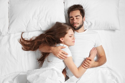 what happens when you sleep next to someone?