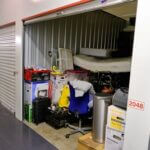 can you stay overnight in a storage unit?