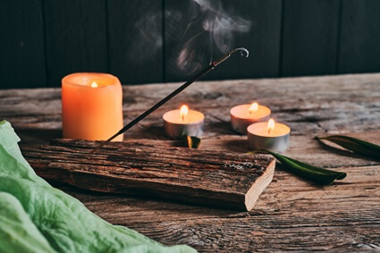 can you sleep with incense burning?